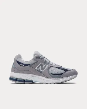 2002r Grey with Team Navy and Rain Cloud Low Top Sneakers