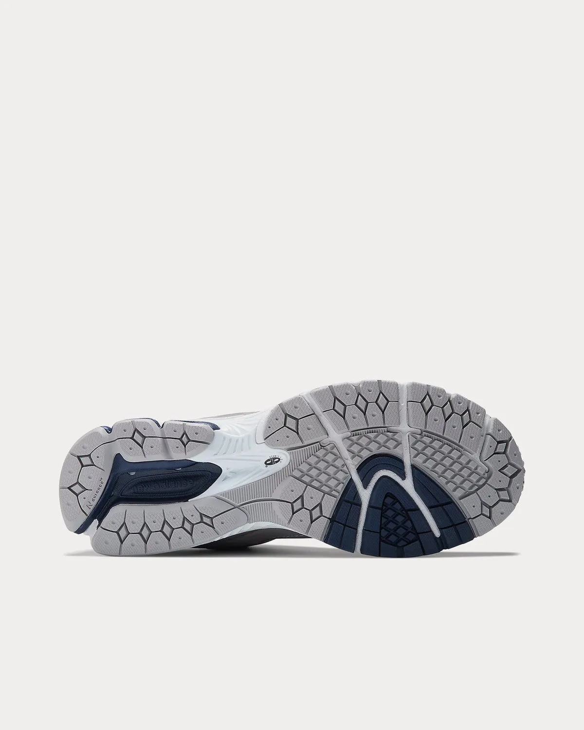 2002r Grey with Team Navy and Rain Cloud Low Top Sneakers