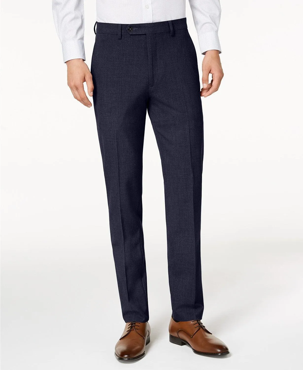 Calvin Klein Men's Infinite Stretch Skinny-Fit Dress Pants 34 x 32 Navy