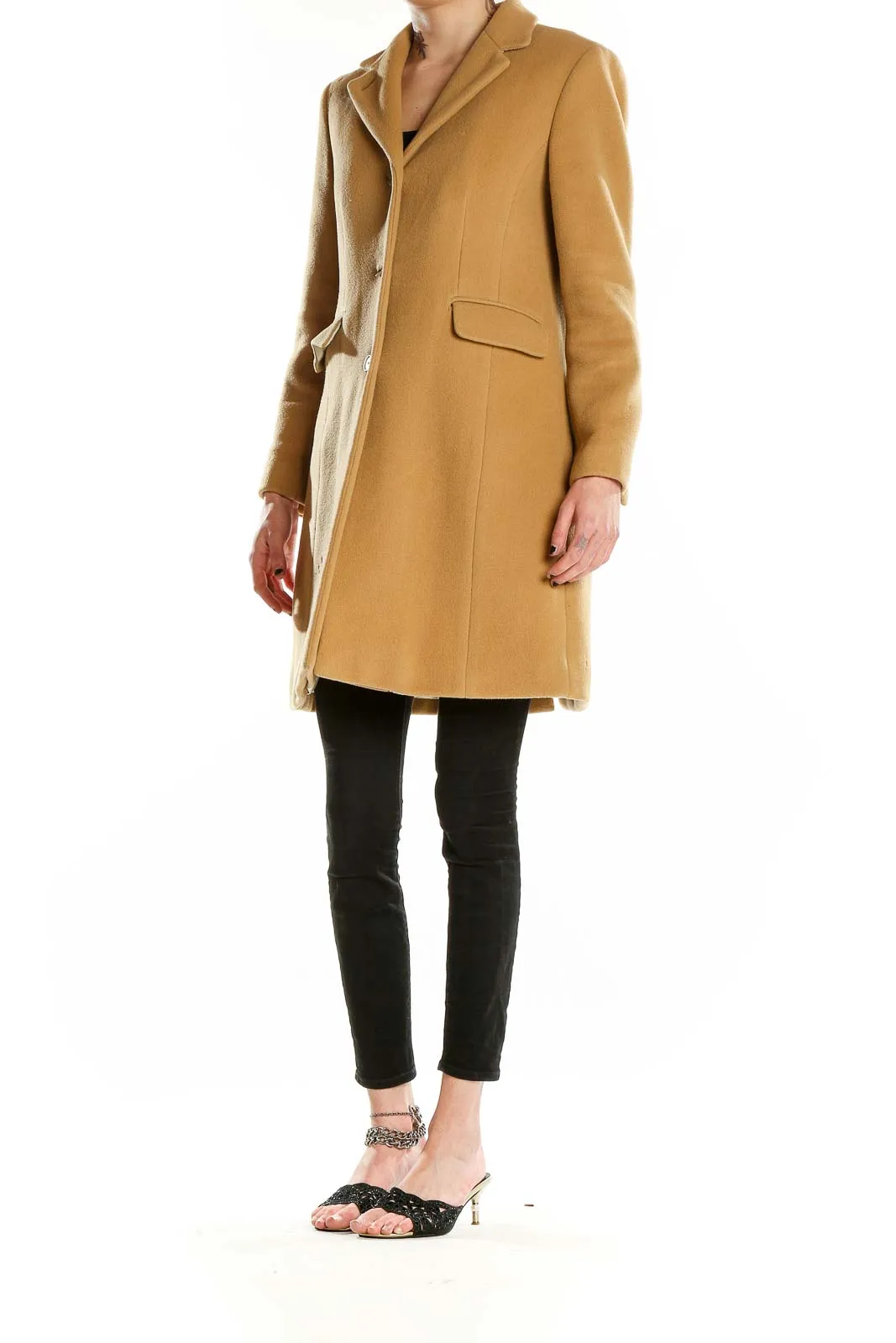 Camel Classic Wool Blend Coat