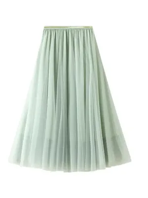 Chiffon Midi Skirt (Online Only/Ships from USA)