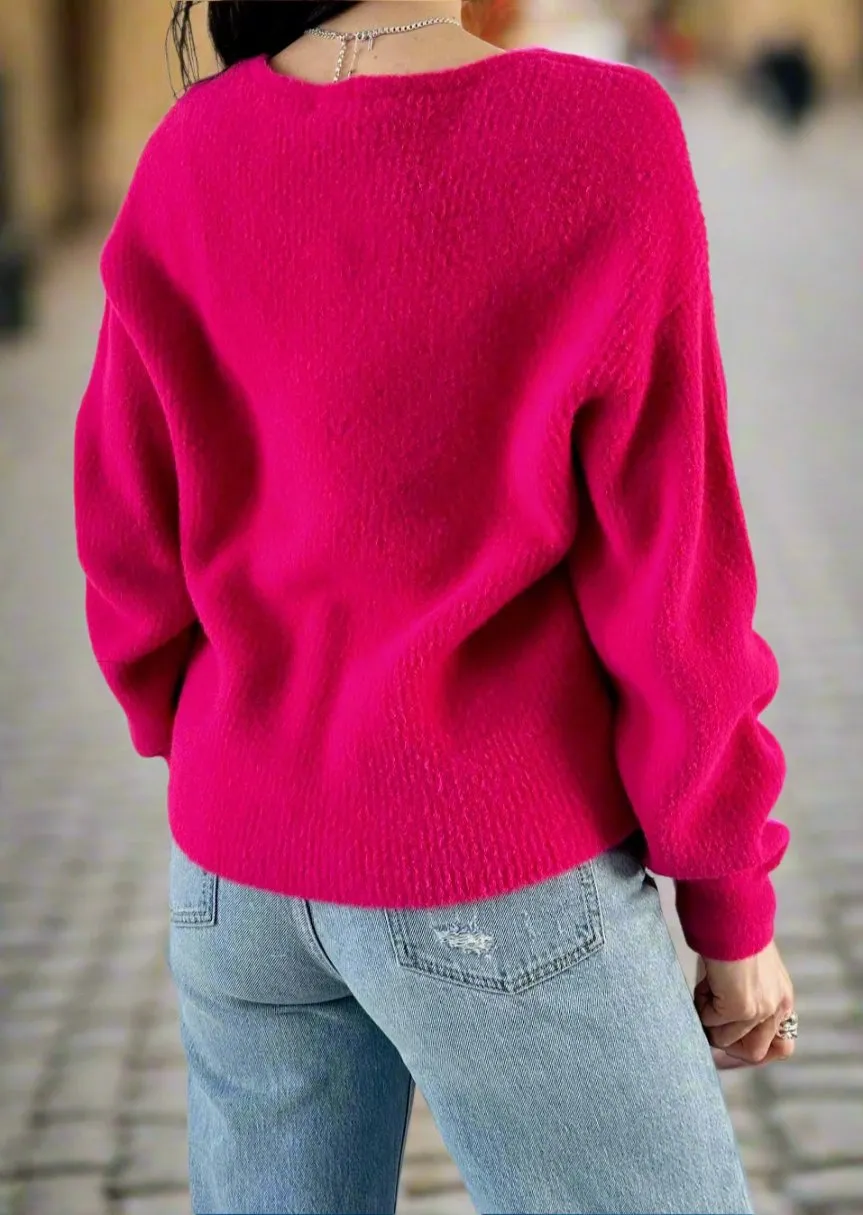 CLARKSON WILD ORCHID SWEATER