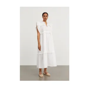 Clover Dress | Optic White