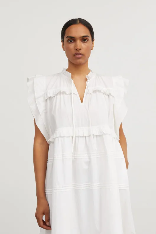 Clover Dress | Optic White