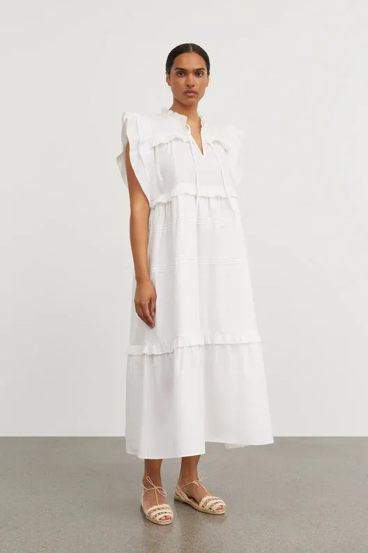 Clover Dress | Optic White