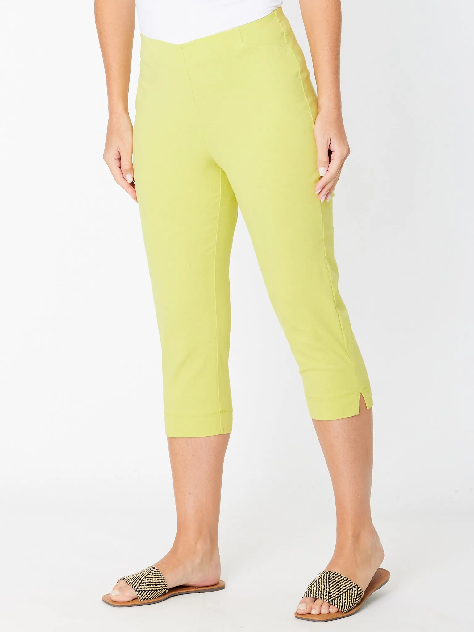 Cottolene Crop 3/4 Pant - 30825 Citrine