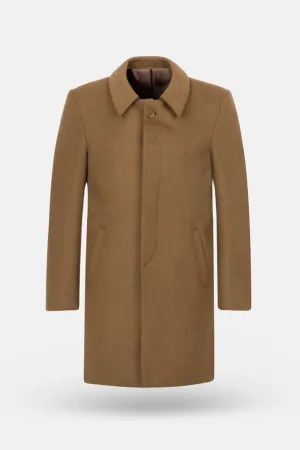 Coyote Brown Felt Classic Coat