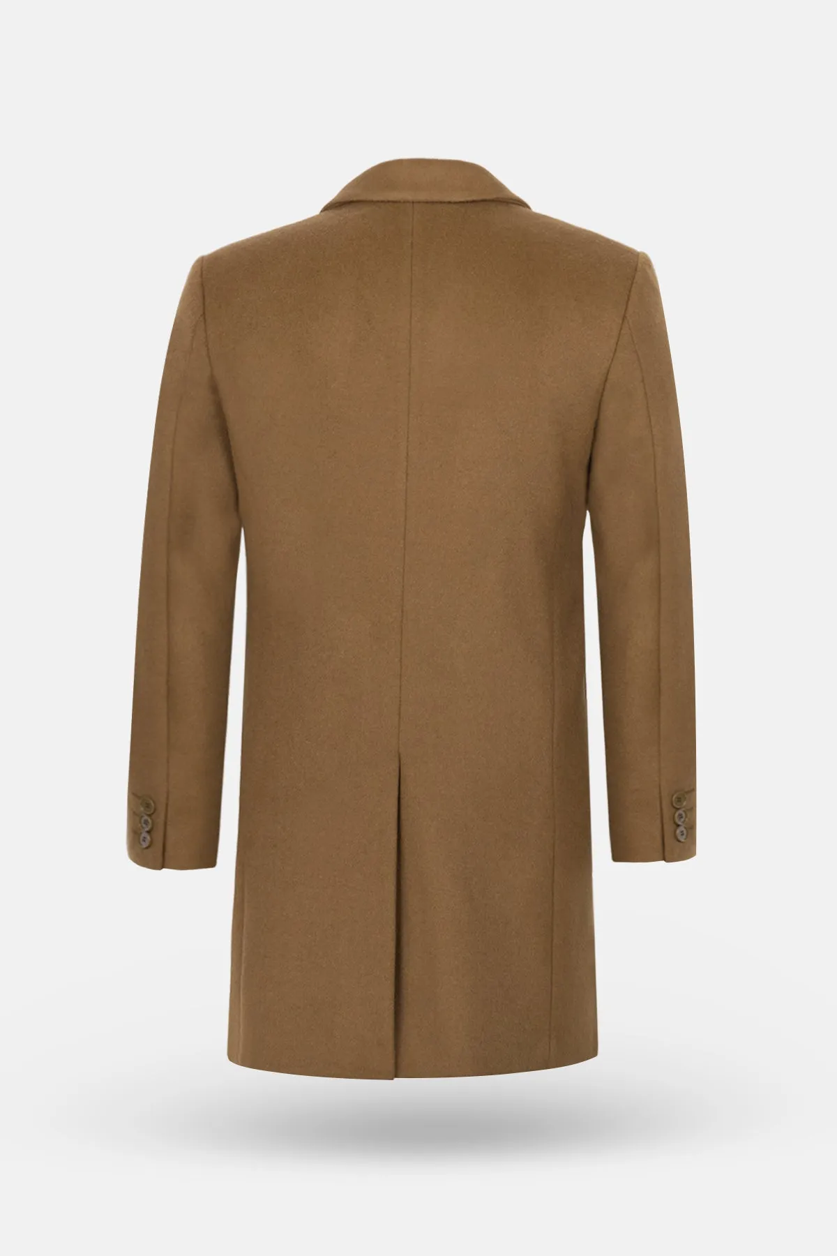 Coyote Brown Felt Classic Coat
