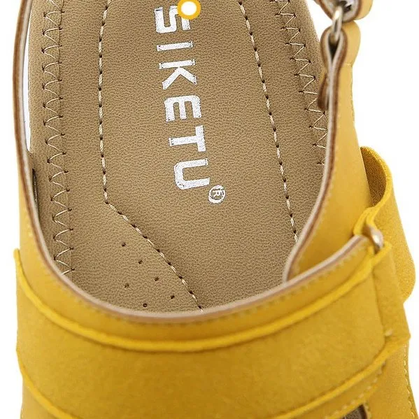 Cuzcare Best Walking Sandals For Women Soft Heel Ankle Buckle Modern Summer 2023