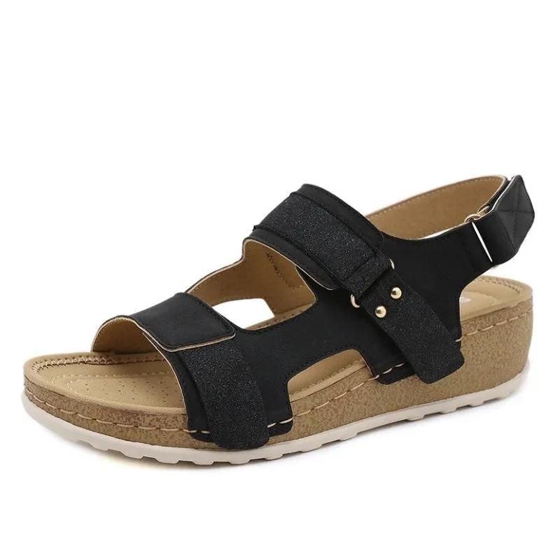 Cuzcare Best Walking Sandals For Women Soft Heel Ankle Buckle Modern Summer 2023