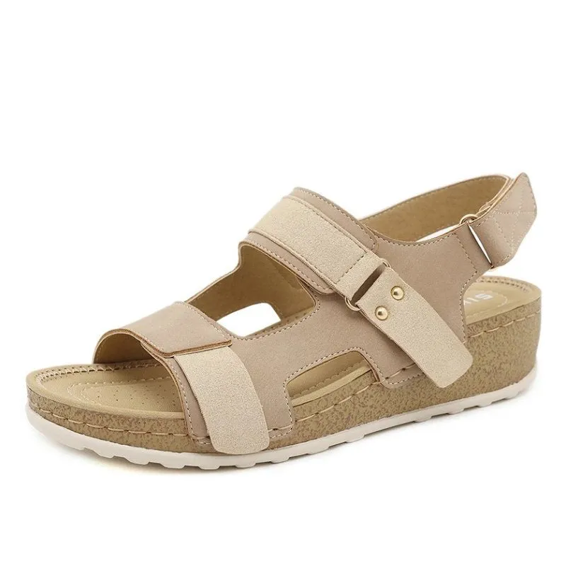 Cuzcare Best Walking Sandals For Women Soft Heel Ankle Buckle Modern Summer 2023