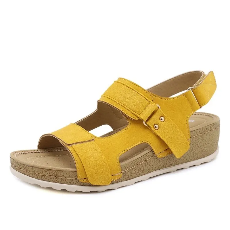 Cuzcare Best Walking Sandals For Women Soft Heel Ankle Buckle Modern Summer 2023