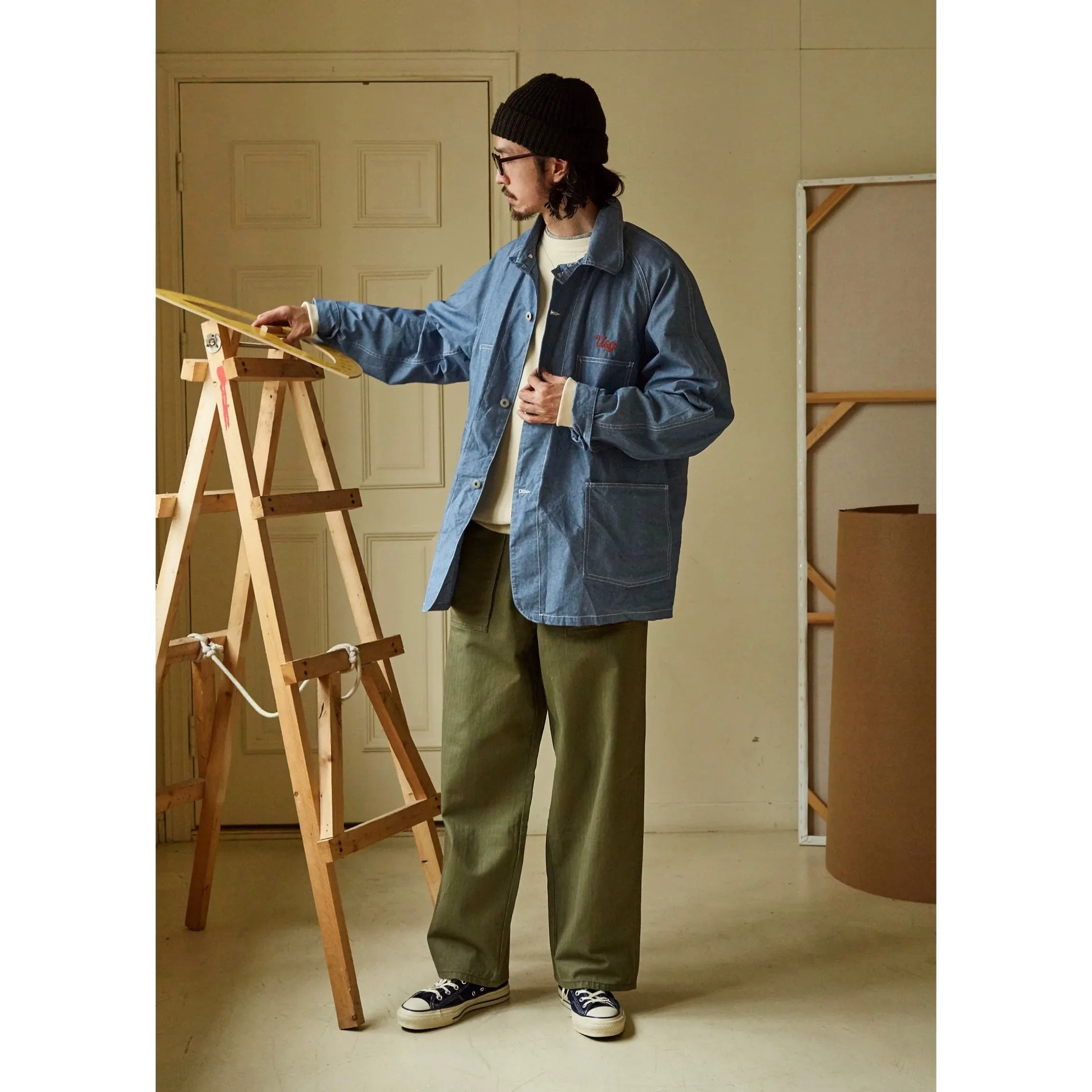 Denim Blue Engineer Jacket