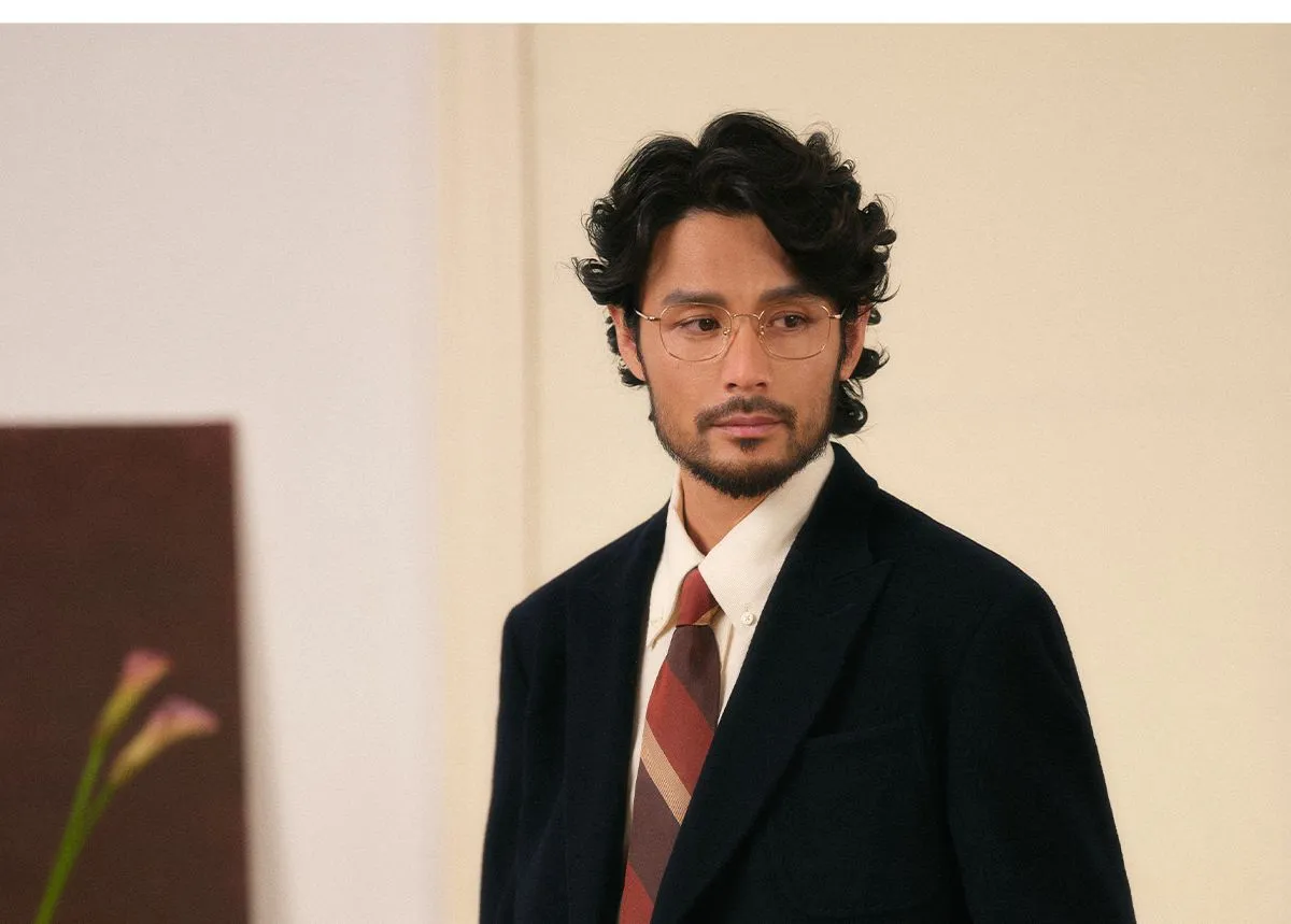 Double-Breasted Navy Blazer