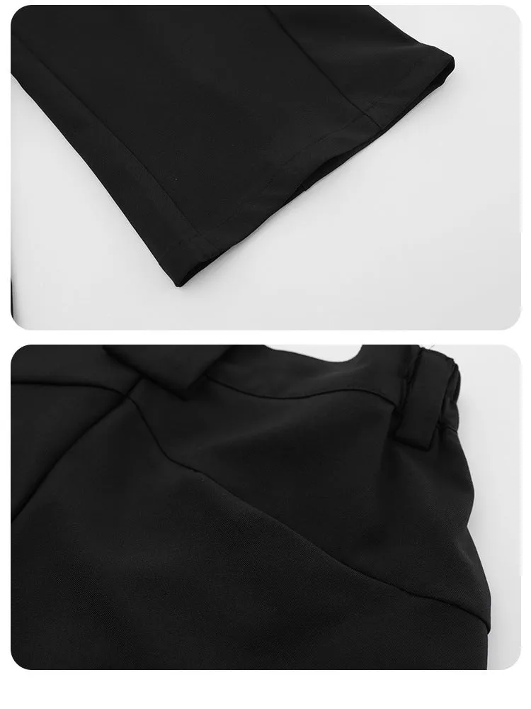 Draped Fabric Smooth Casual Pant