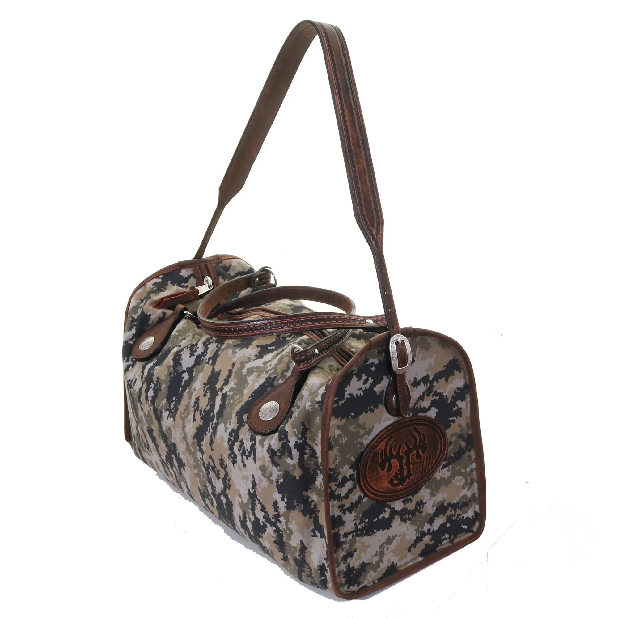 DUF16 - Digital Camo Canvas Duffel Bag