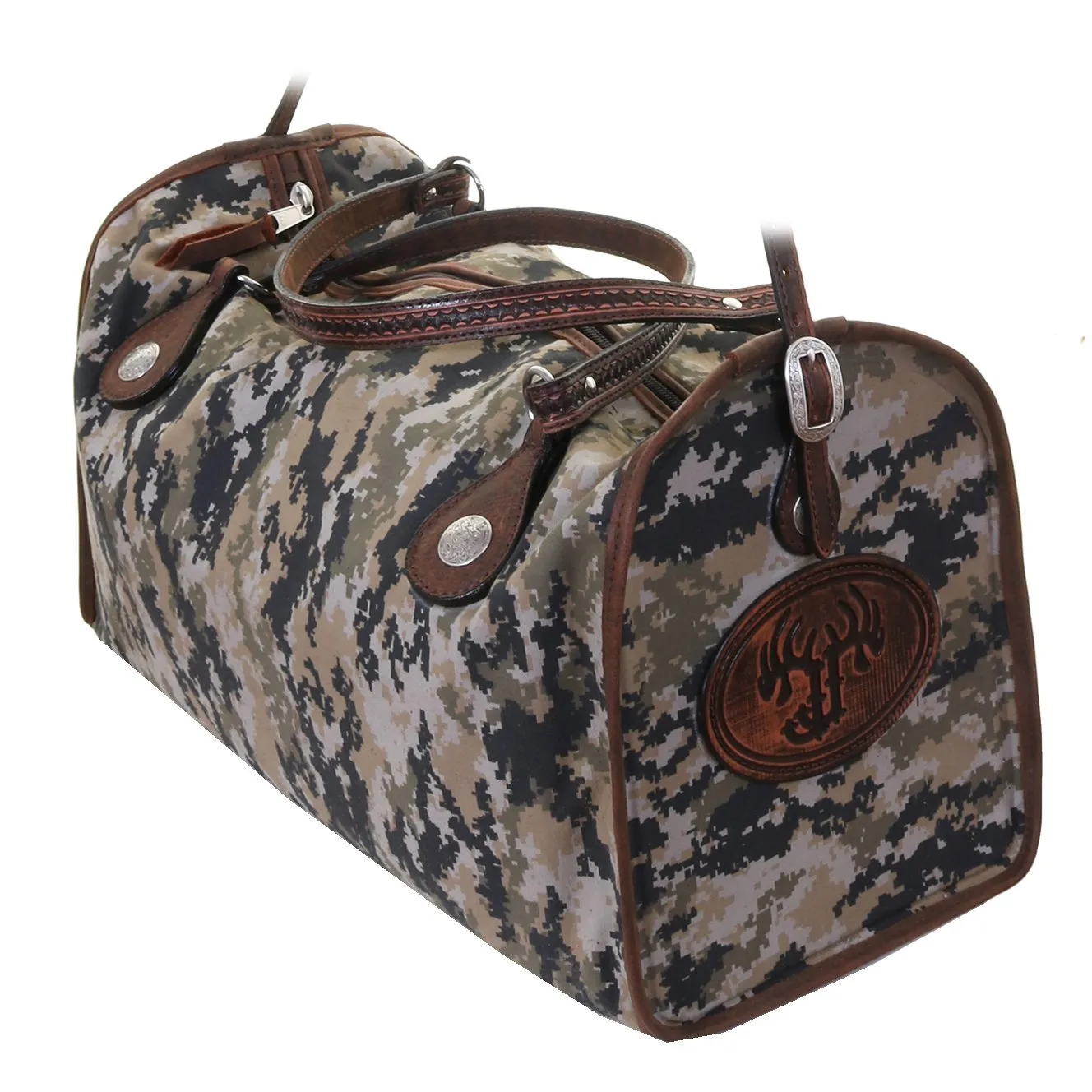 DUF16 - Digital Camo Canvas Duffel Bag