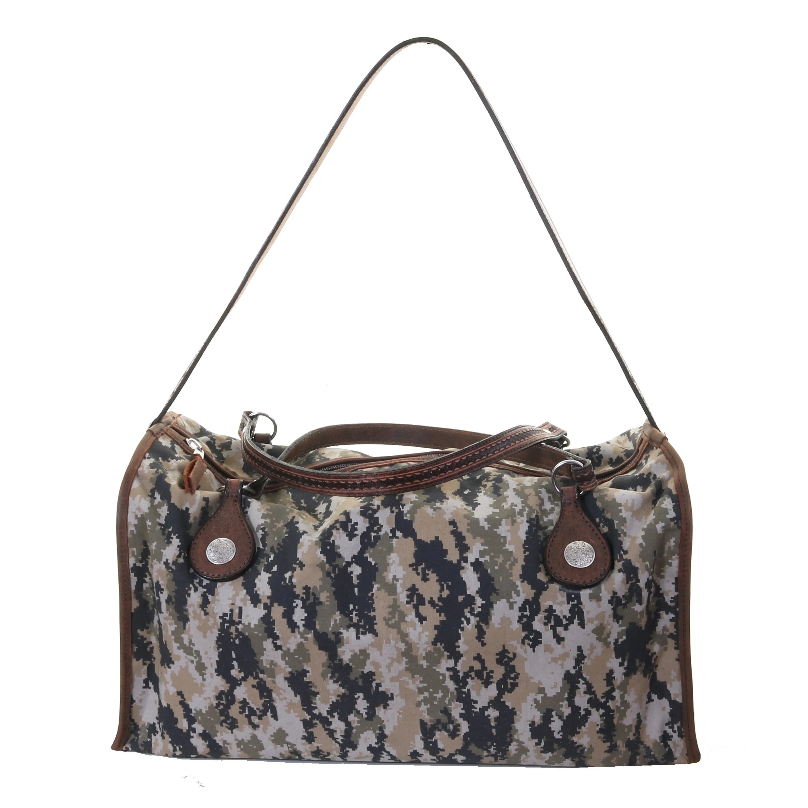 DUF16 - Digital Camo Canvas Duffel Bag