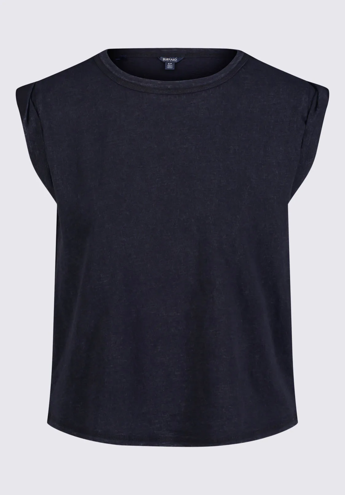 Elayne Women’s Cap Sleeve Top in Black - KT0130P