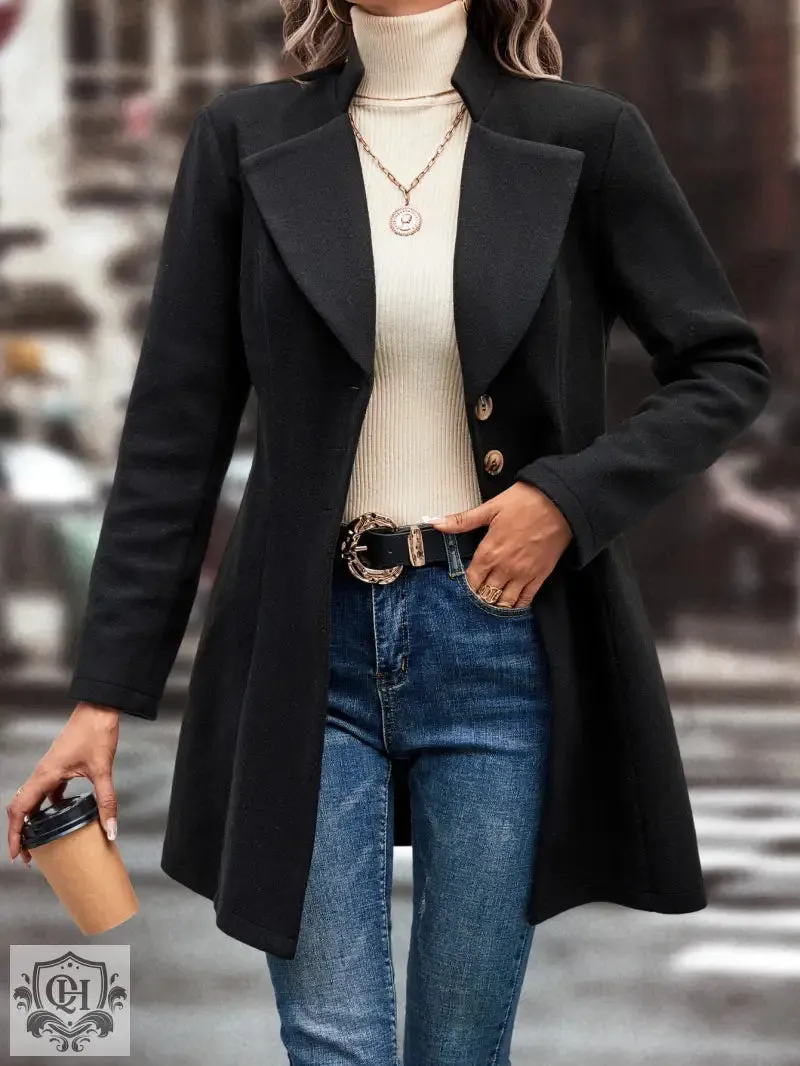 Elegant Black Winter Coat