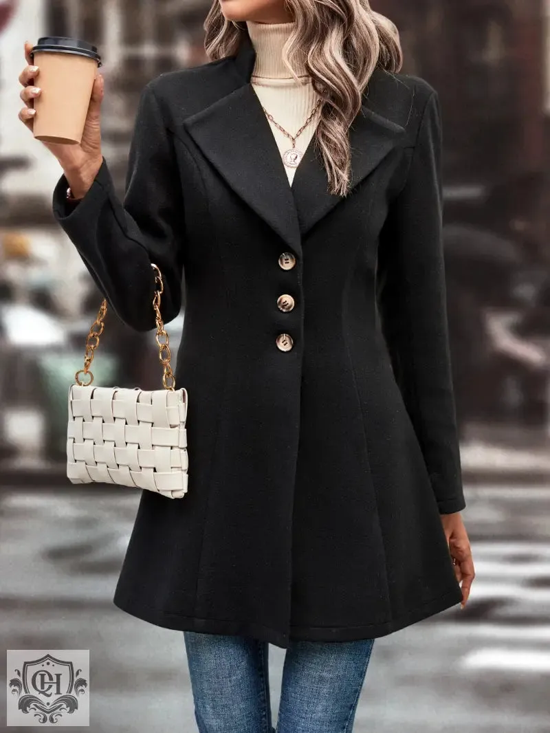 Elegant Black Winter Coat