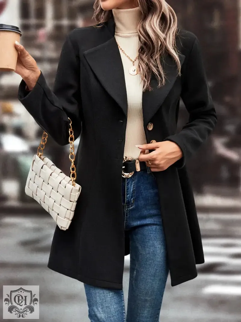 Elegant Black Winter Coat