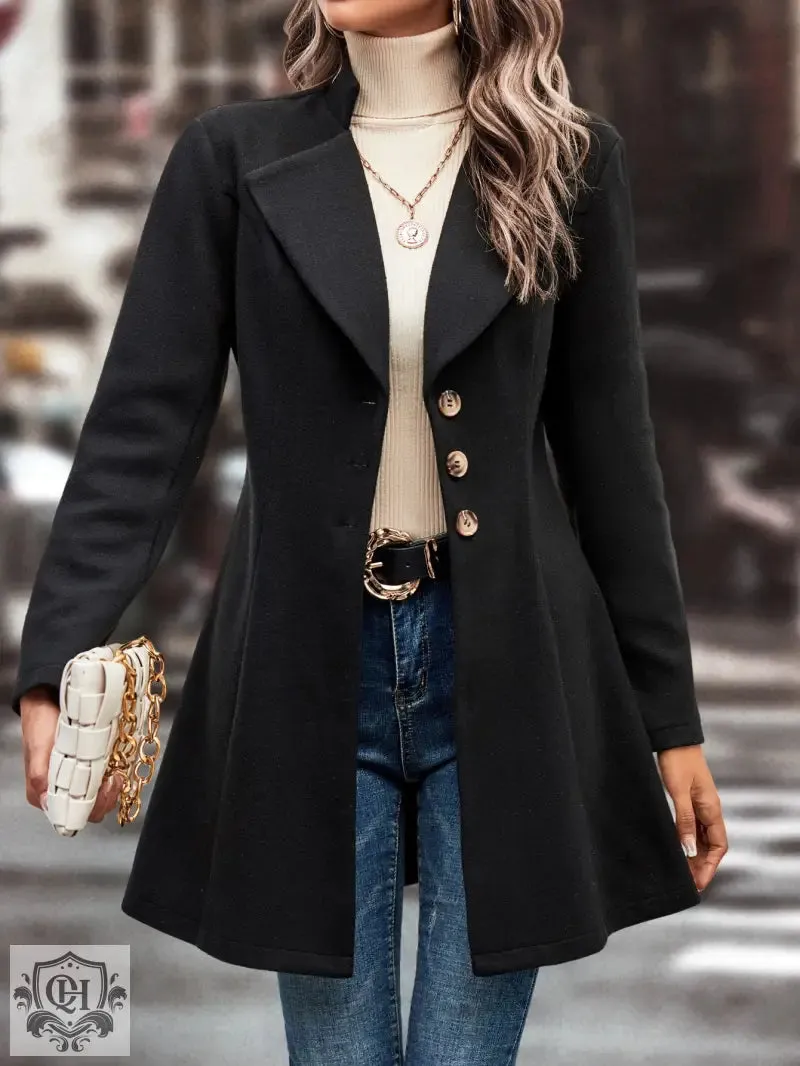 Elegant Black Winter Coat