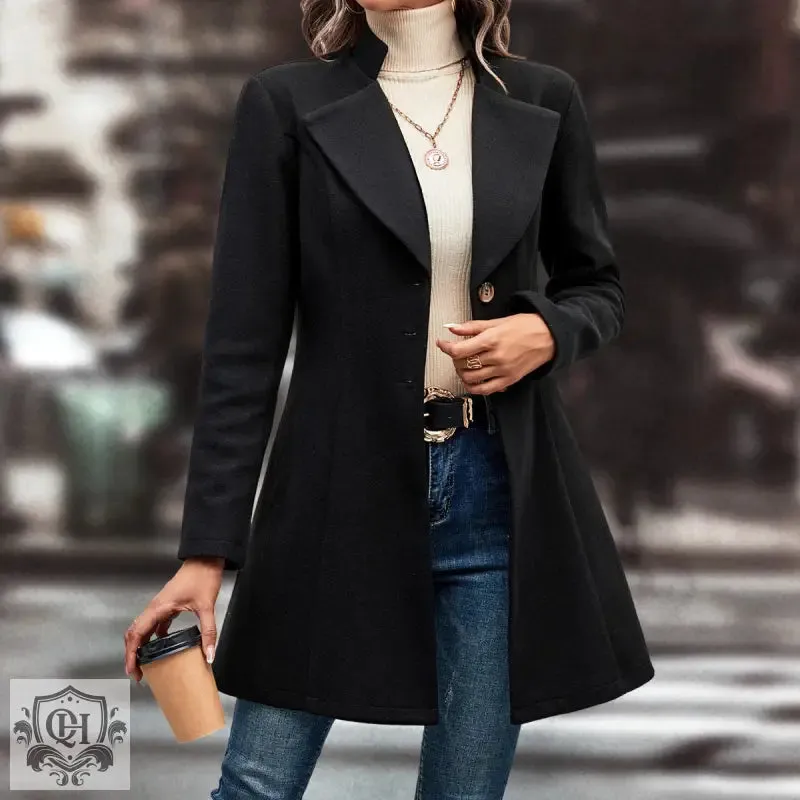 Elegant Black Winter Coat
