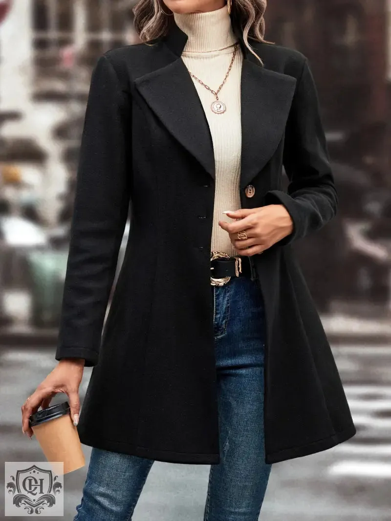 Elegant Black Winter Coat