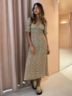 Faithfull the Brand El Paso Midi Dress in Seymour Floral