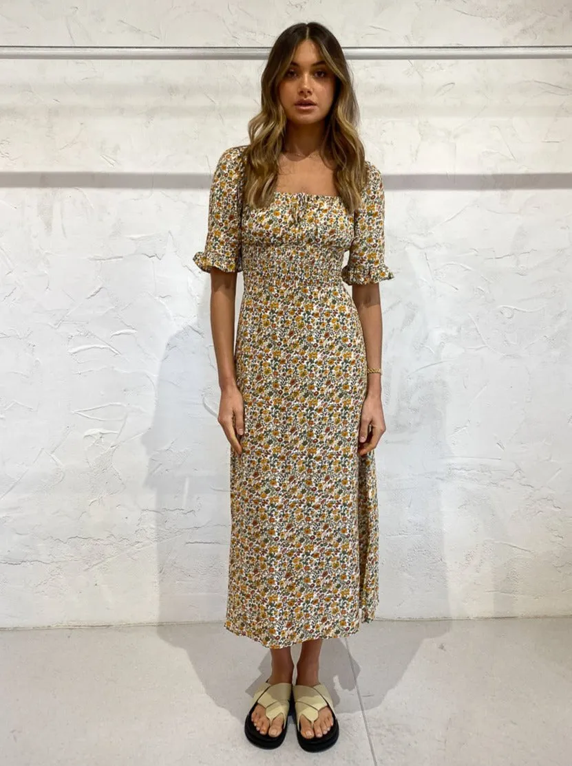 Faithfull the Brand El Paso Midi Dress in Seymour Floral