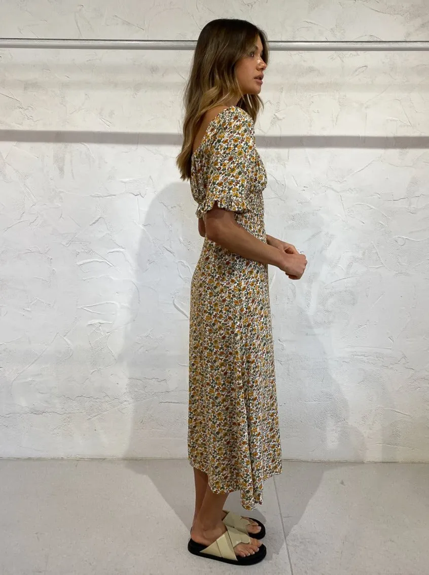 Faithfull the Brand El Paso Midi Dress in Seymour Floral