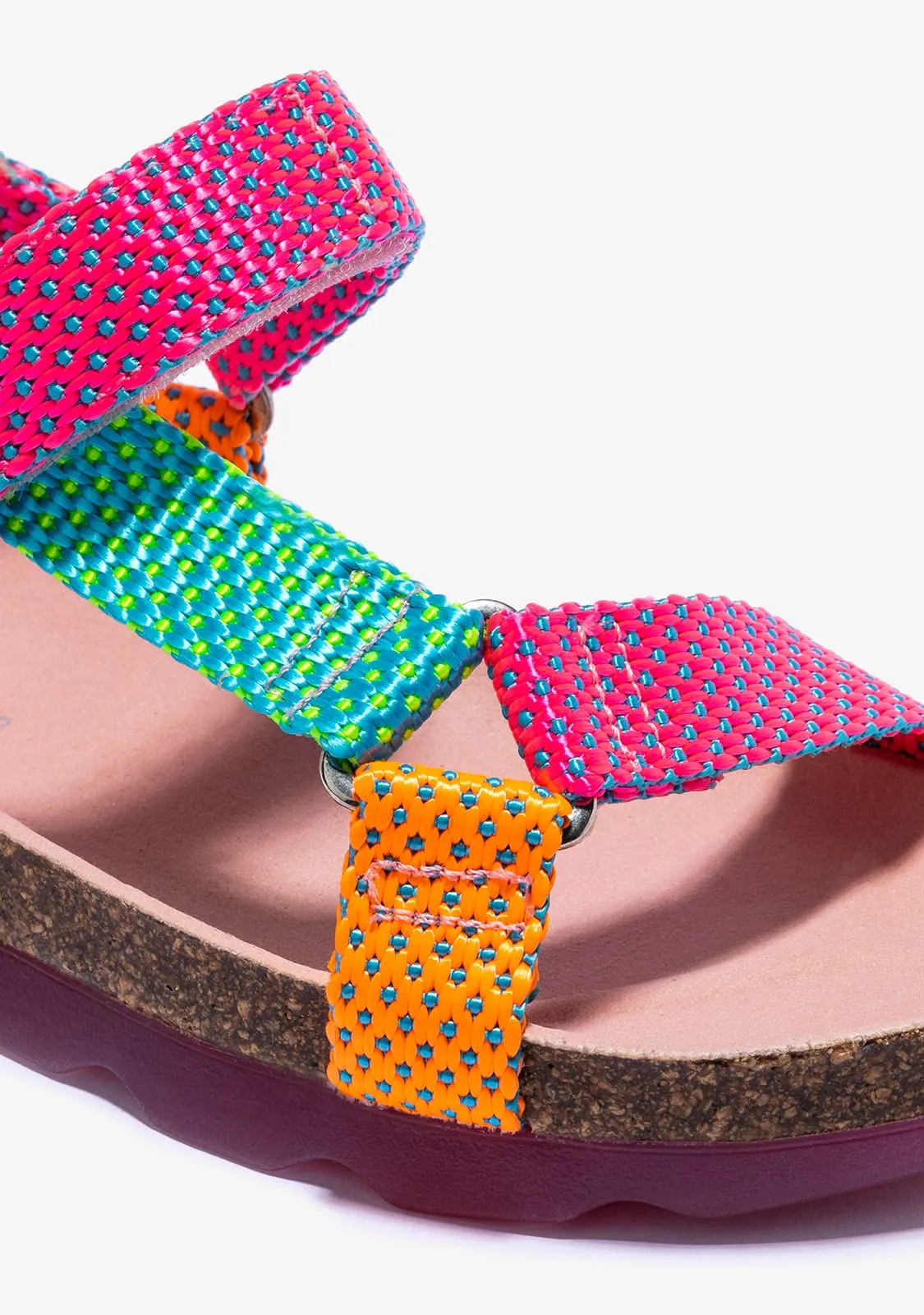 Girl's Multicolour Bio Sandals B&W