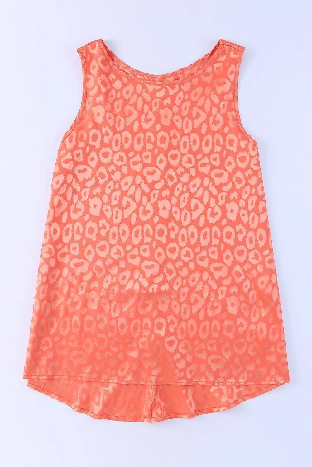 Girly Fresh Sleeveless Leopard Print Tank
