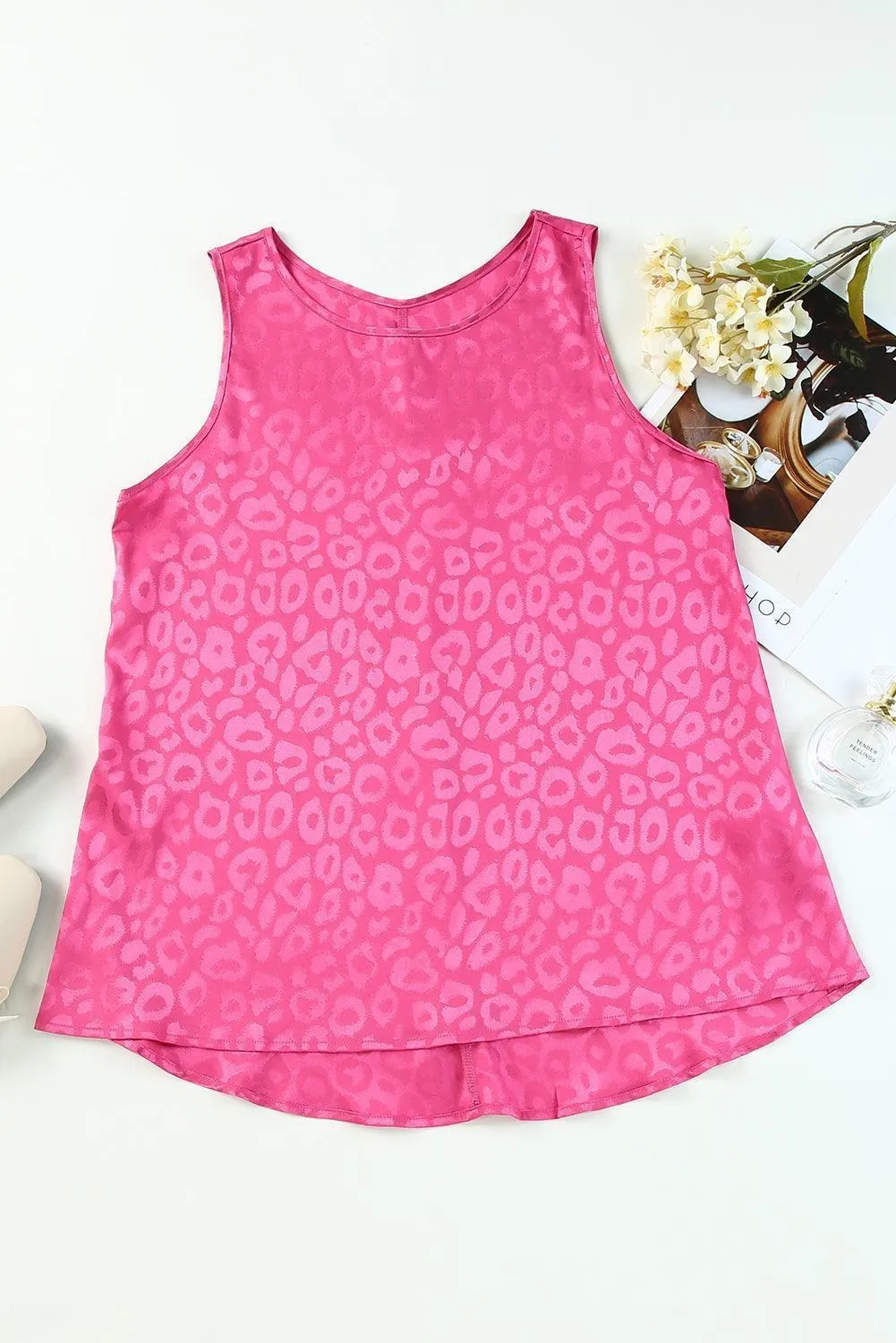 Girly Fresh Sleeveless Leopard Print Tank