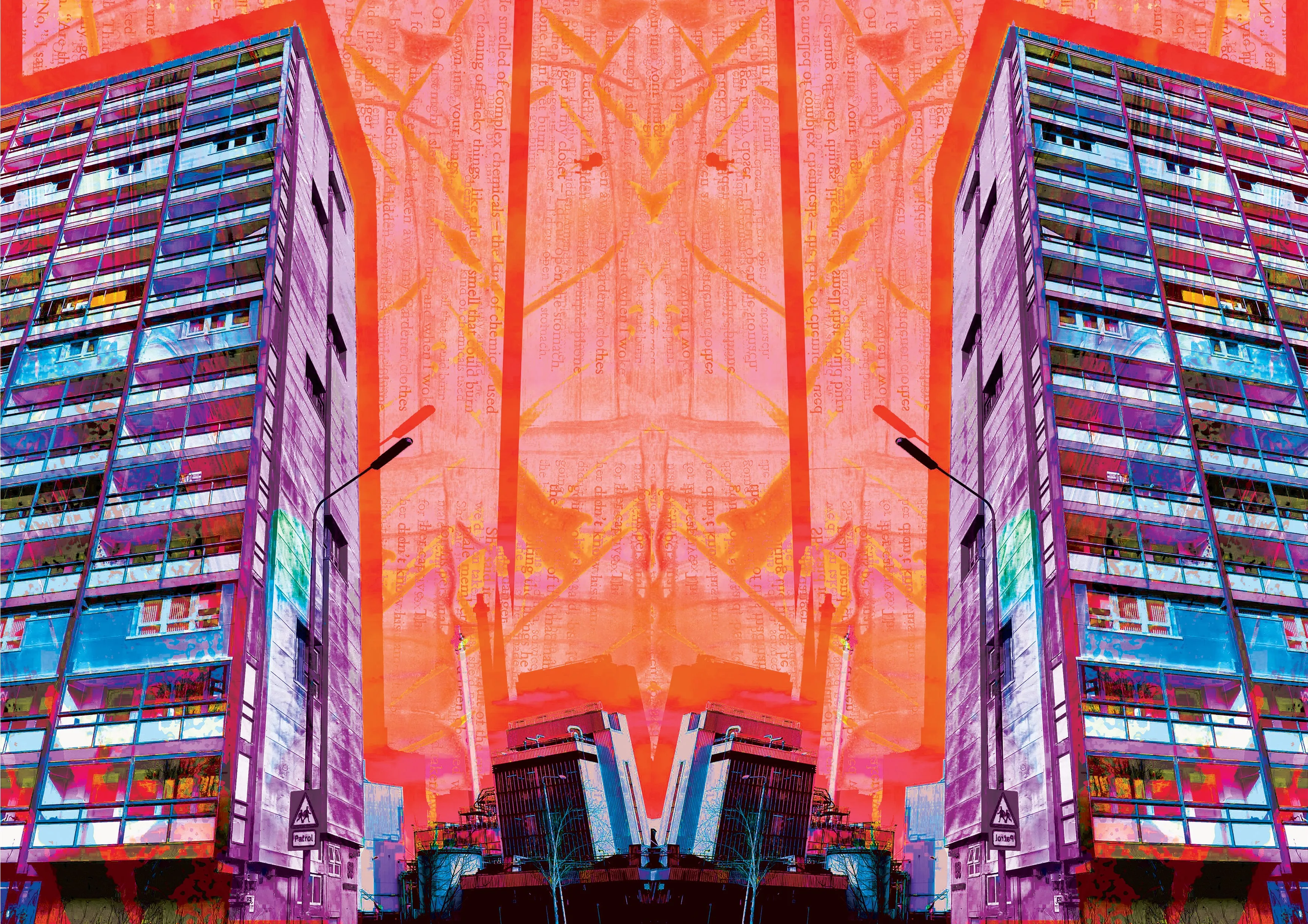 Gorbals High Flats Print