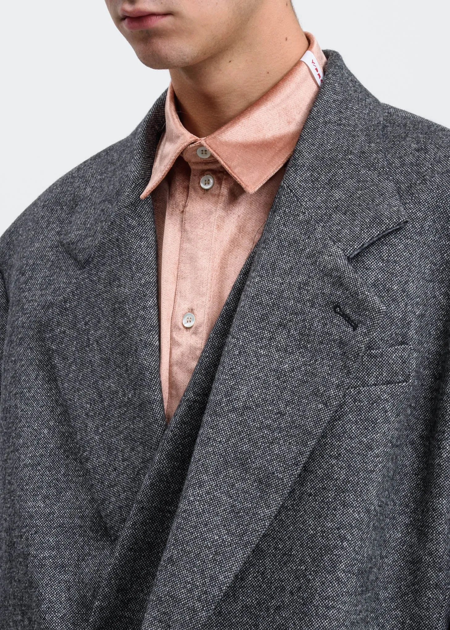 Grey Double Panel Blazer