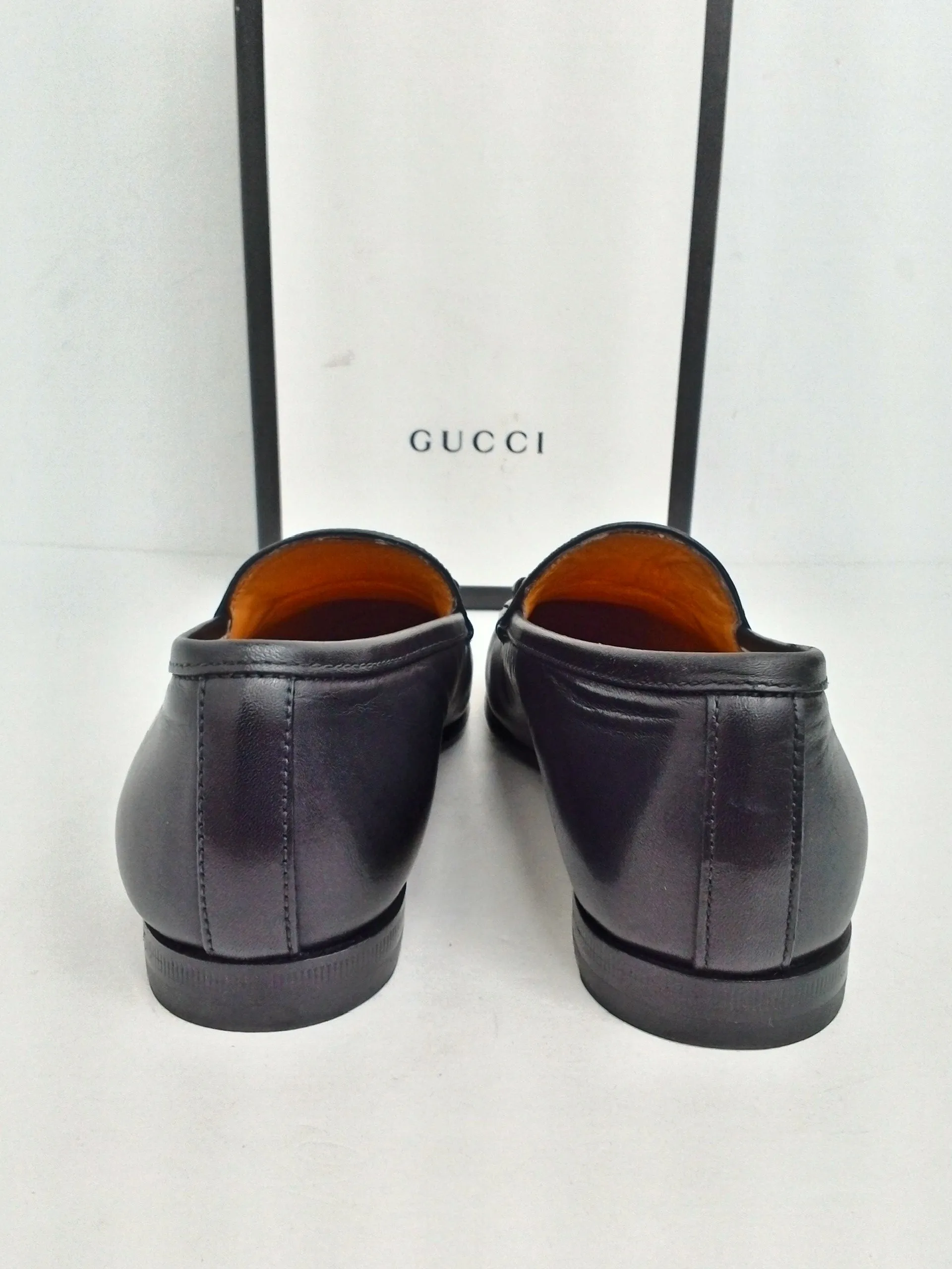 Gucci Women's Betis Glamour Black Flats Size 34.5