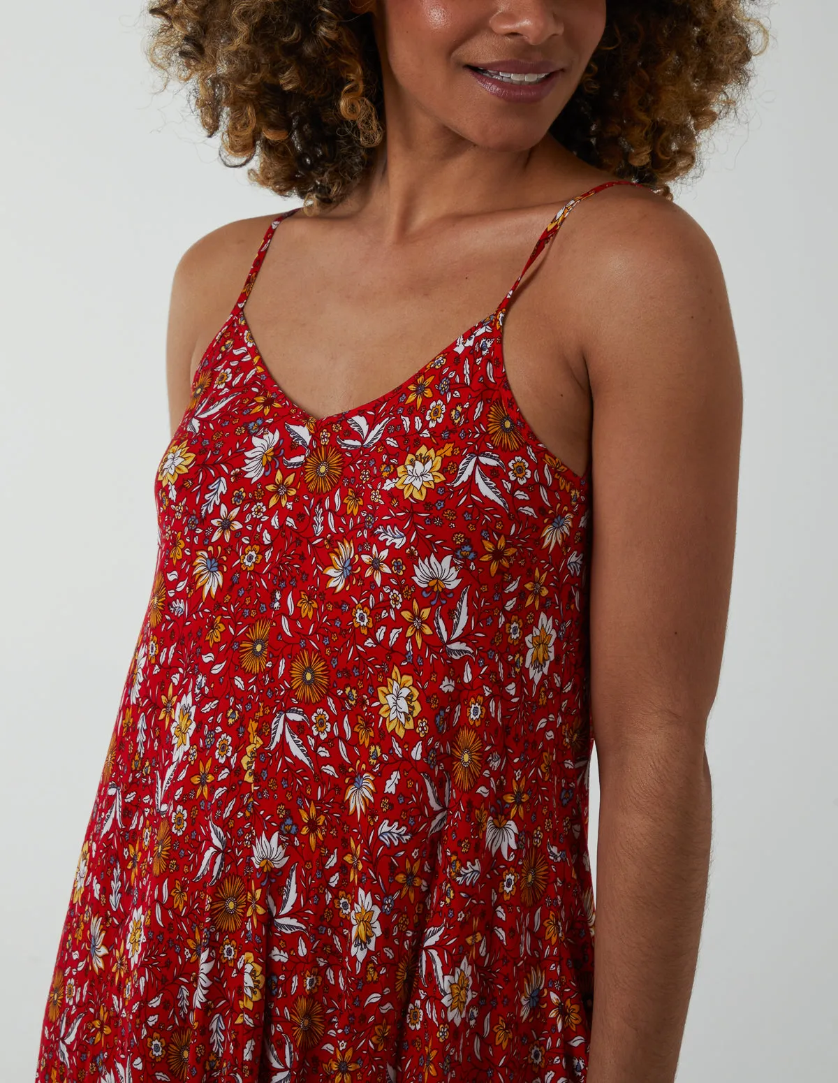Hanky Hem Cami Strap Dress