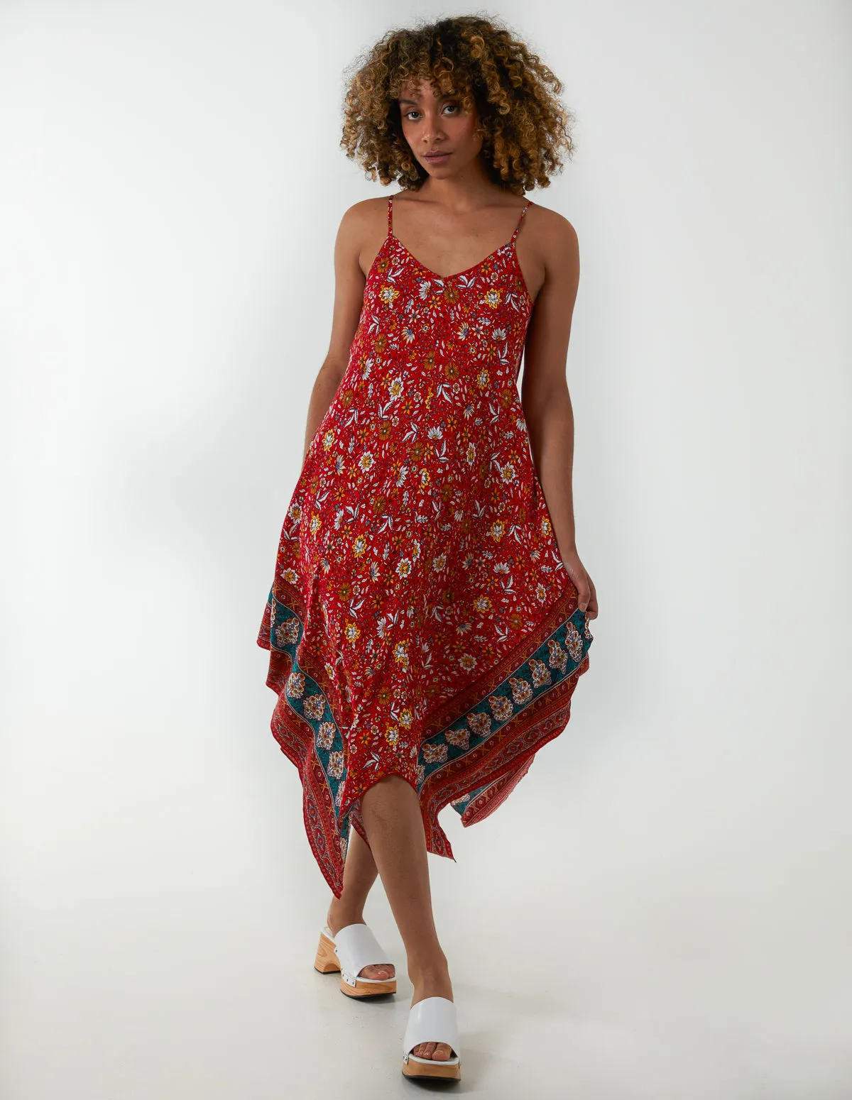 Hanky Hem Cami Strap Dress