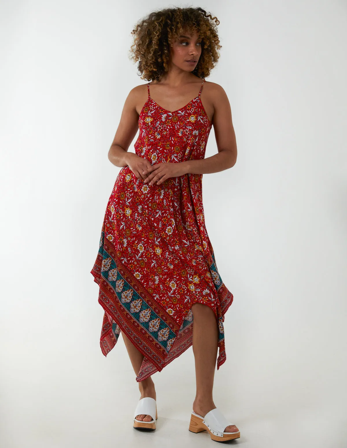 Hanky Hem Cami Strap Dress