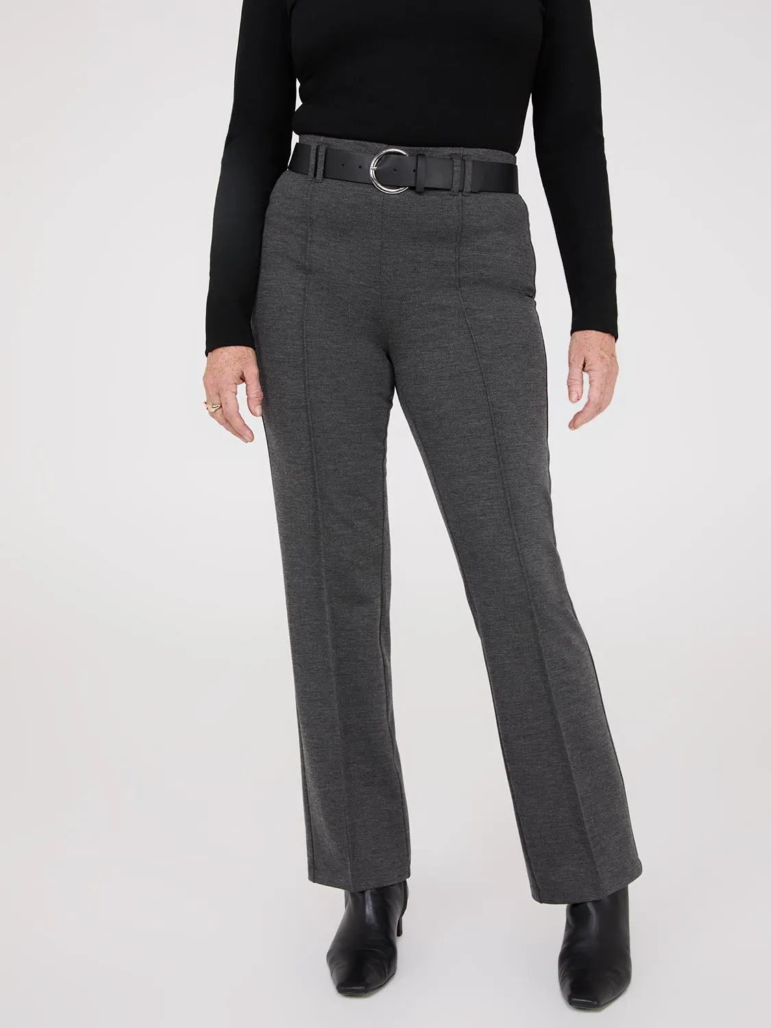 High Rise Straight Leg Pants