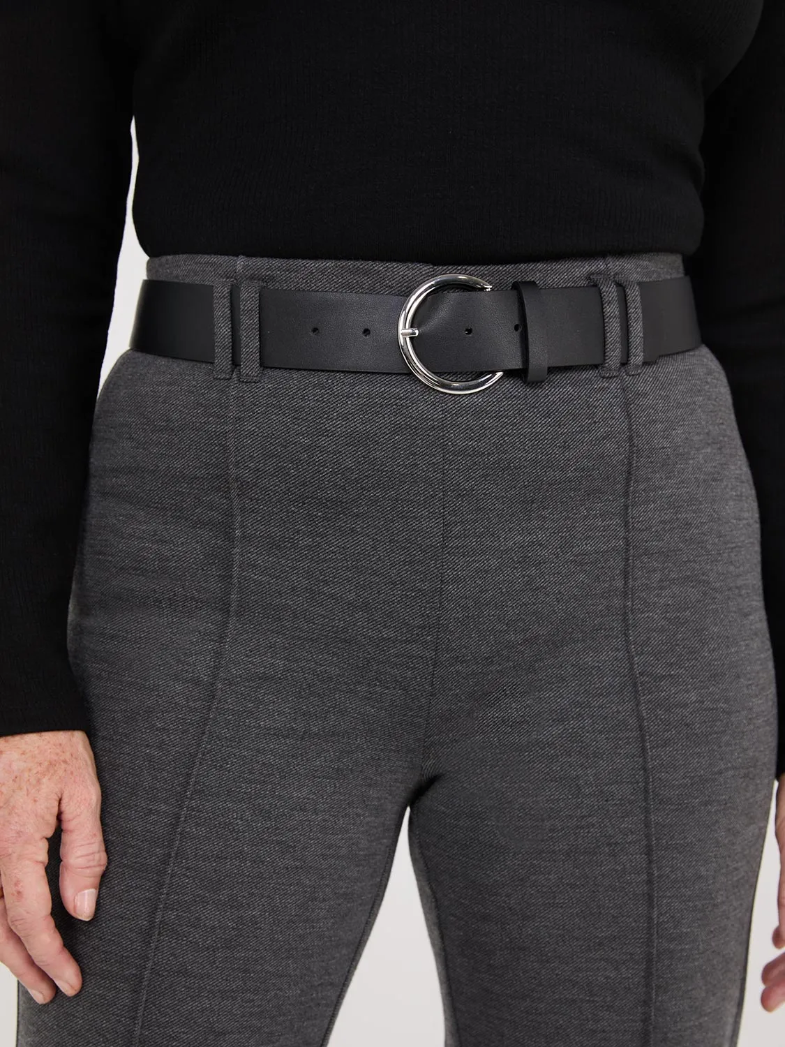 High Rise Straight Leg Pants