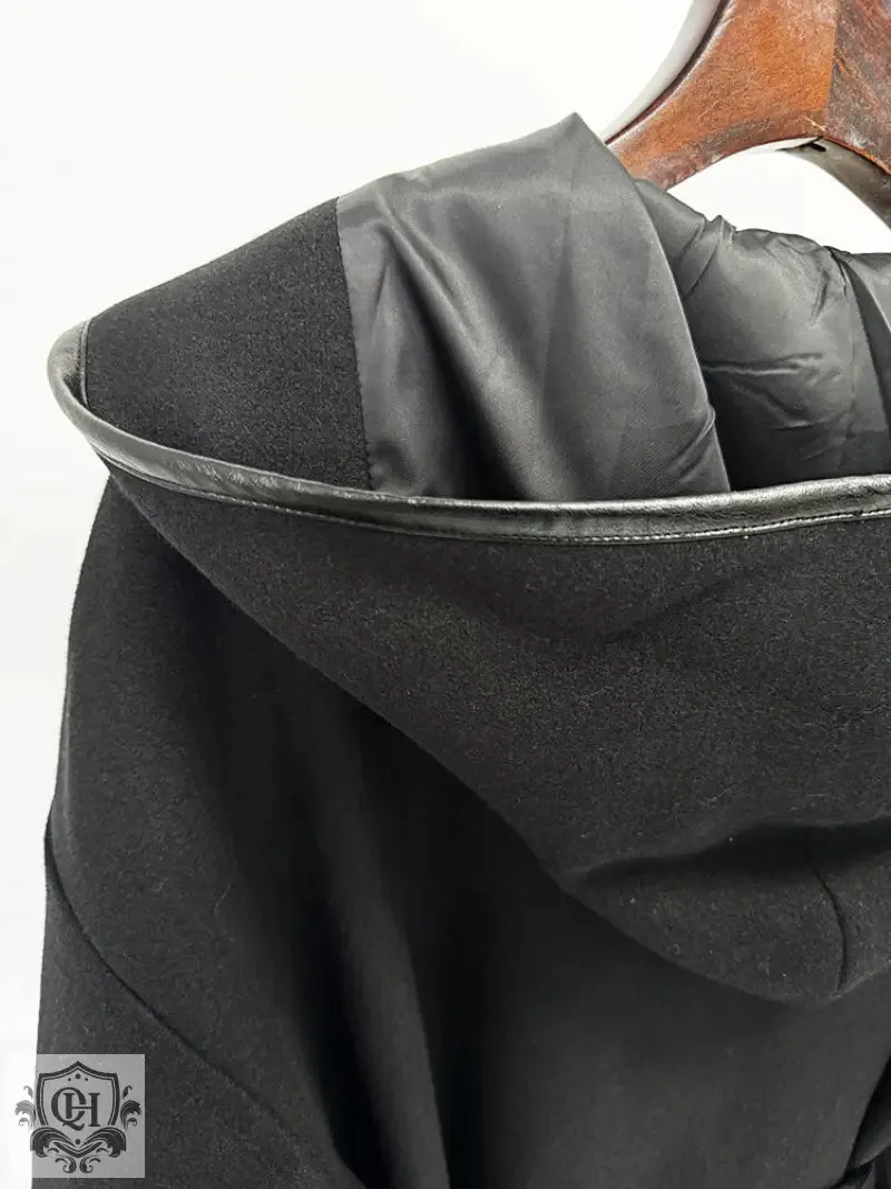 Hooded Coat with Belt