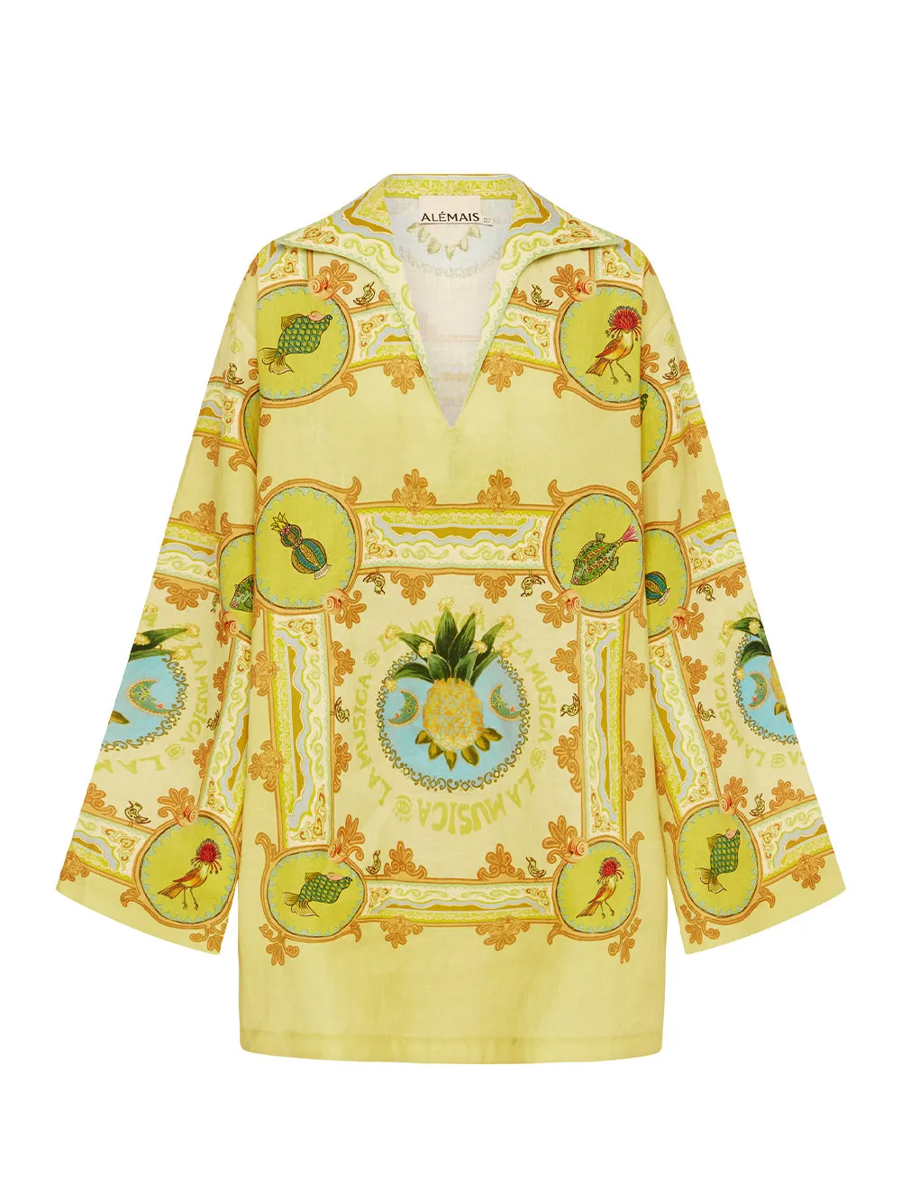 La Musica Tunic Dress (Lemon)