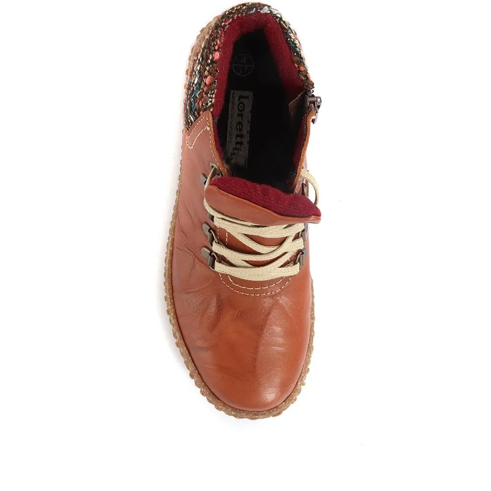 Leather Ankle Boots - HAK32015 / 319 263