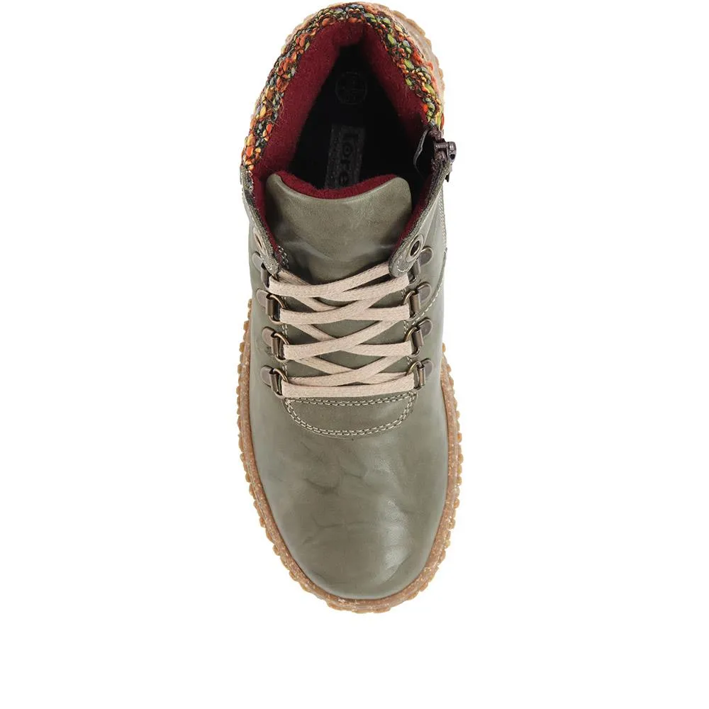 Leather Ankle Boots - HAK32015 / 319 263