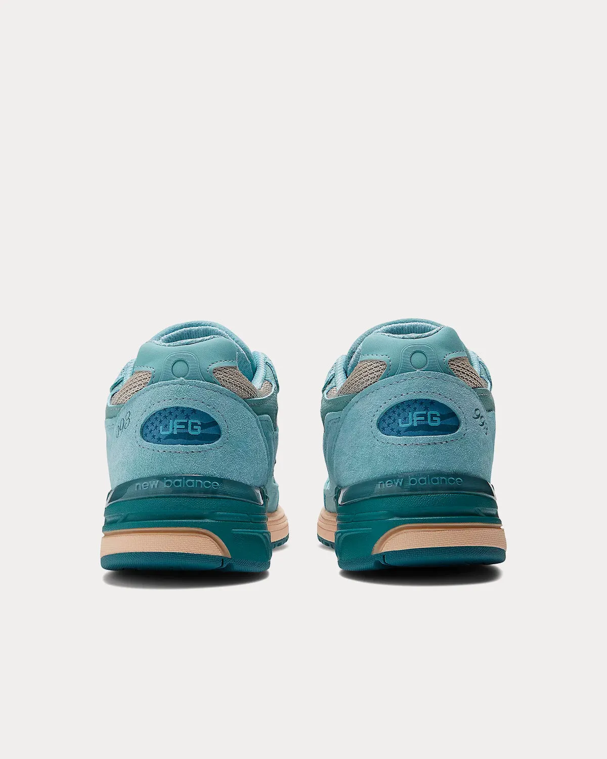 MADE in USA 993 Blue / Vintage Rose Low Top Sneakers