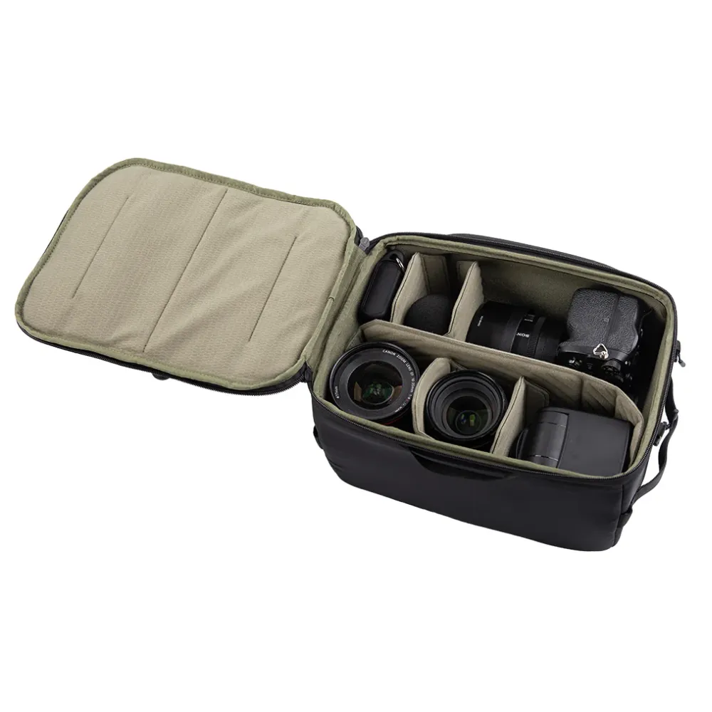 PGYTECH Camera Insert Bag - Modular Storage Oraganizer for Camera & Drone Gear Backpacks with Steel Frame Structure, High-Density Foam, Splash-Proof Design & Shoulder Bag Function