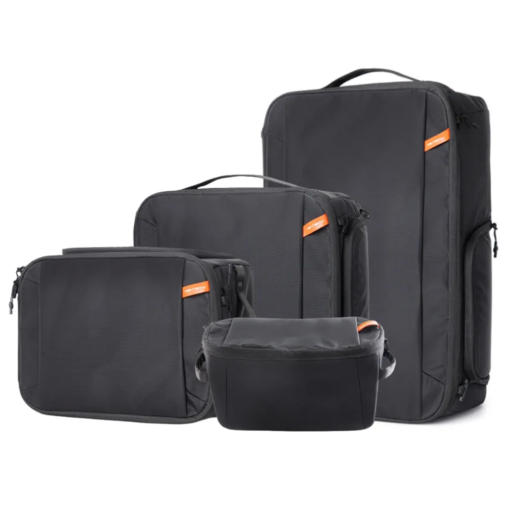 PGYTECH Camera Insert Bag - Modular Storage Oraganizer for Camera & Drone Gear Backpacks with Steel Frame Structure, High-Density Foam, Splash-Proof Design & Shoulder Bag Function